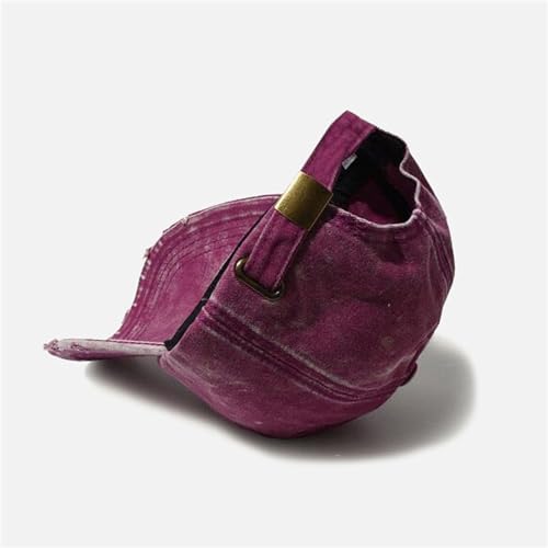 Image of Classic Washed Distressed Vintage Baseball Cap Unconstructed Soft Cotton Denim Dad Hat for Men Women