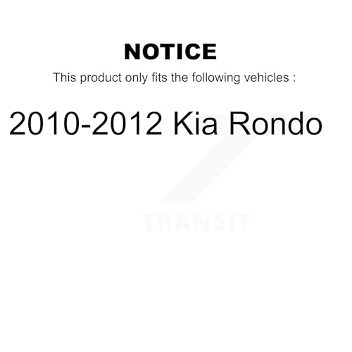 CMX Front Rear Disc Brake Caliper Assembly Left Right Side (Driver Passenger) Kit Replacement For 2010-2012 Kia Rondo KBC-100837 by CMX - Image 2
