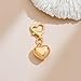 HESSAWELL Heart Keychain Accessories Heart Handbag Charms for Bags Women