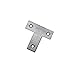 Produktbild Eckwinkel T-Winkel Verbindungsblech 40mmx40mm Edelstahl Beschlag Flach-Verbinder Lochplatte Nagelplatte Beschlag, Variante_:50 Stück - 40mm x 40mm