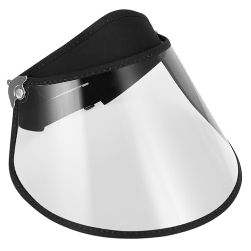 KICHOUSE Protective Cap Face Cover Comfortable Sun Hat for Outdoor Activities Riding Walking Hiking Black