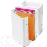 Lifewit Soup Freezer Containers 2 Pack, 4 Cup(1 Quart Size Bag) Cubes for Food Soup Organizer, Meal Prep Bag Mold to Freeze Juice, Ice, Leftovers, Yogurt in Fridge, Kitchen