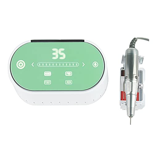 Limas de uñas eléctricas Taladro de uñas eléctrico 60W 35000RPM Fresa de alta ve60W 35000RPM Fresa de alta velocidad Máquina de manicura Lima de uñas eléctrica Pantalla LCD Lijadora de salón