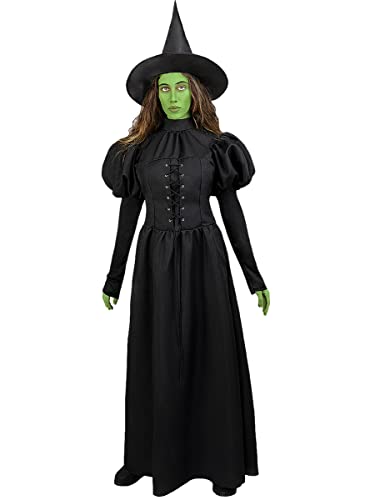 Funidelia | Disfraz de Bruja Mala del Oeste - El Mago de Oz Oficial para Mujer Talla M El Mago de Oz, Películas & Series - Color: Negro - Licencia: 100% Oficial
