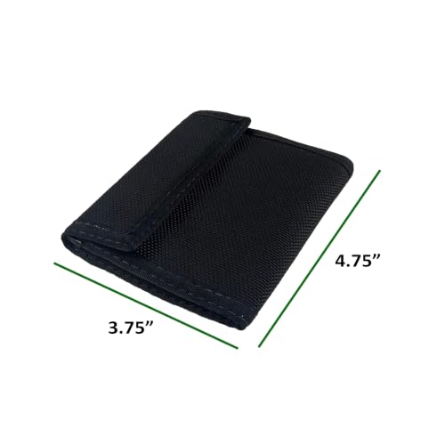 Image of Sprocket Nylon Billfold Wallet with Zippered Coin Pocket (Black Ballistic)