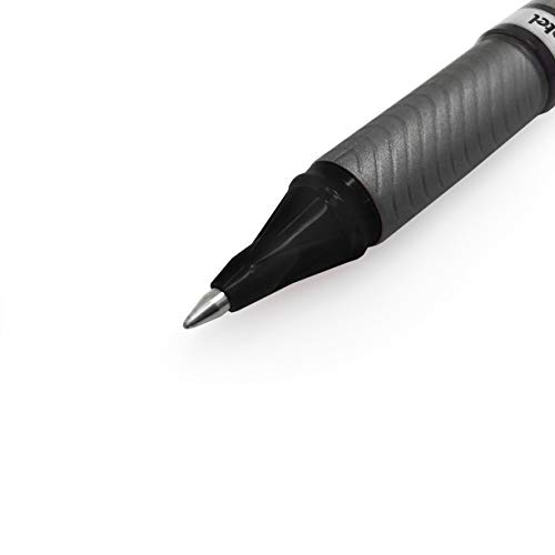 Pentel Energel BL27 Liquid Gel Ink Rollerball Pen - 0.7mm Metal Tip - Black Ink - Pack of 5