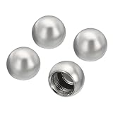Home and Garden Parts 4pcs M10 Lamp Finial Cap Knob 15mm Lamp Decoration for Lamp Harp Top Silver Tone #CN/251024/07838