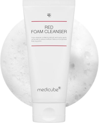 medicube Facial Cleanser Red Foam Cleanser, 4.05 oz