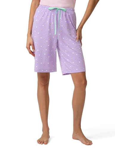 Image of HUE Women's Summer Vacation Pajama Separates, Soft, Whimsical Print Pjs with Tropical Beach Themes, Flip Flops, Cocktails