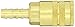 Dixon Valve DC2043 Brass Air Chief Industrial Interchange Quick-Connect Air Hose Socket, 1/4