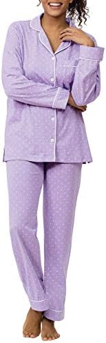 PajamaGram Womens Pajamas Ultra Soft - Cute Pajamas for Women, Lavender, M, 8-10