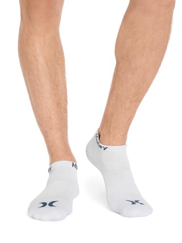 Hurley Men's 8 Pack Sport Cushioned Low Cut Socks2