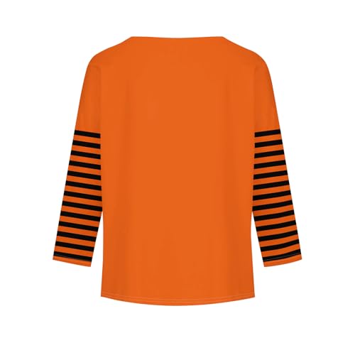 Red White Blue Striped 4Th of July Outfits for Teen Girl Puff Sleeve USA Shirt Baggy Crew Neck Summer Striped Top 20252