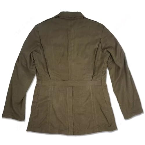 1st Coat WWII US Jacket Retro Uniform Men's Trench Coat Replica WW2 Vintage Cotton Jackets3