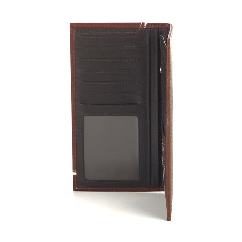 ARIAT Two Tone Shield Rodeo Wallet Tan3