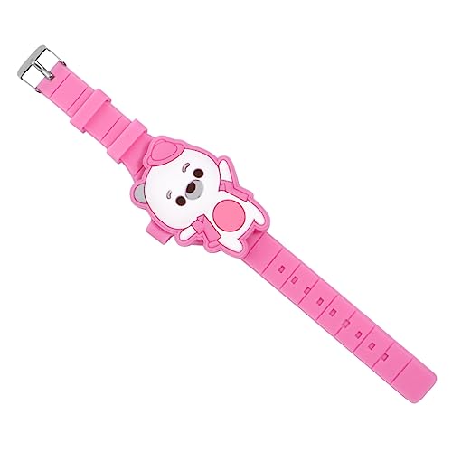FRCOLOR Reloj de Pantalla táctil para Relojes para Mira para Esté a los Hola Chicas los Miran a Las niñas Relojes para niñas Gel de sílice Rosado