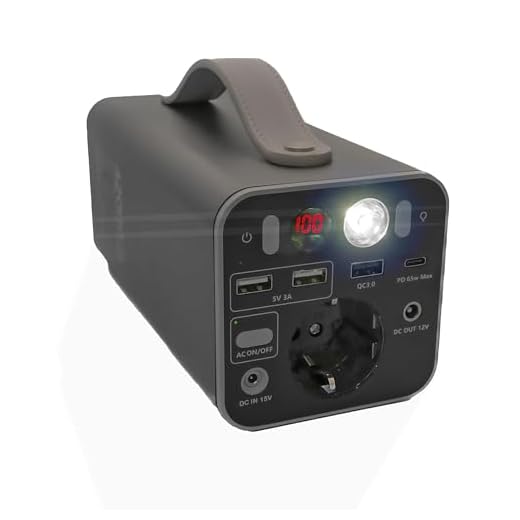 Generador Solar Portátil 166Wh, AC/DC/USB, Batería de Litio-ferrofosfato, 2000 Ciclos, 10 Años de Duración, Almacenamiento Suministro de Energía para Emergencia, Viaje, Estación de energía 45.000mAh