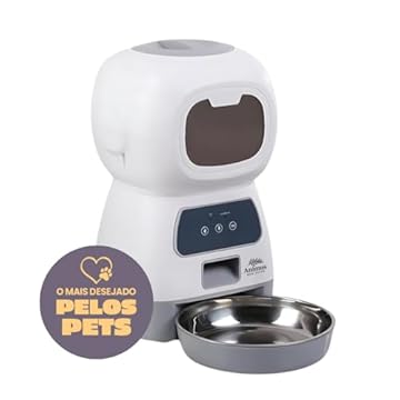 Alimentador Automático Cães Gatos Pets Programável Animus