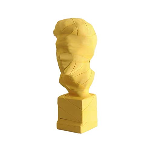 Sculpture de momie moderne : une œuvre d'art aux finitions soignées pour décoration chic