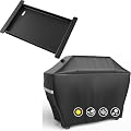 Utheer Grill Cover & Nano-Ceramic Griddle Set for Ninja FlexFlame PG300/PG301 – Waterproof 600D BBQ Cover + Nonstick Half Griddle Plate for Outdoor BBQ, Camping, Breakfast