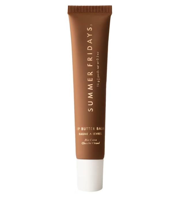 Bálsamo labial vegano hidratante Summer Fridays Hot Cocoa efecto brillo natural