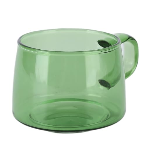 Taza de vidrio borosilicato 250 ml color verde miniatura 5