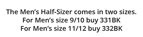 Image of Sloggers Half-Sizer Fit Adjuster - for Half Sizes, Narrow Feet & Slightly Loose Fit | Reduces Any Sloggers Shoe, Boot, or Clog by Half a Size for a Custom Fit | Style 330BK | Black (Size 11 /12)