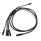 Electric Bicycle Cable Main Line, Waterproof Cable 1T5 24V, 36V, 48V, 60V, 72V, E Bike Connection Main Line Link Between All Vital Components, Waterproof Electric Bike Cable Connector