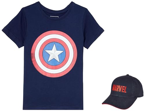 Image of Amazon Brand - Symbol Boy's Marvel Regular Fit T-Shirt, Cotton Crew Neck