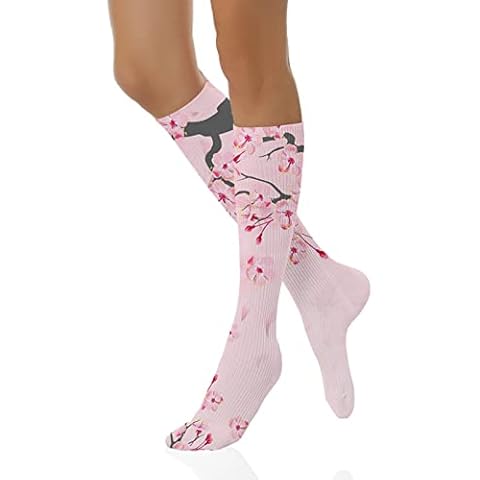 Women Socks Ankle Socks Warm Soft Socks,Japanese Cherry Blossom,Performance Cushioned Athletic Crew Socks for Women Cozy Socks,20 inch Cover