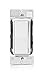 Leviton Decora Slide Dimmer Switch for Electronic Low Voltage and Dimmable LED Bulbs, DSE06-10Z, White