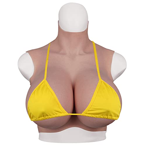 Oil-free 8th Generation Silicone Breastplate With Makeup Skin Float Point Inside Airbag Silicone Filler Look Natural
