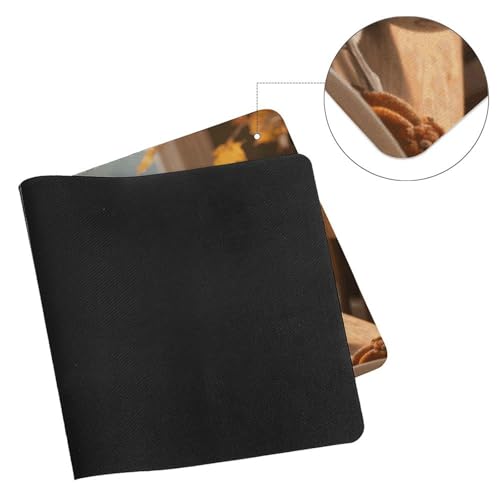 Desk Pad Protector 24x12 Inch Extended Fall Thanksgiving Pumpkin Leaf miniatura 7