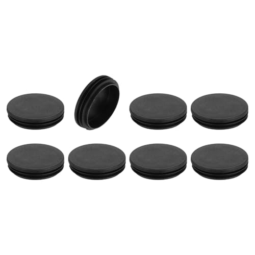 uxcell Round Plastic Plug,74mm(2.91") OD Furniture Leg Pipe Insert 8Pcs