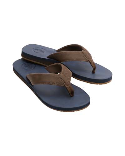 Image of Volcom Men's Victor Sandals - Water-friendly Flip Flops With Comfort Foam Footbed