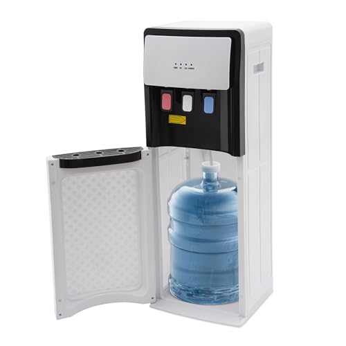 Sootvp Bottom Loading Water Cooler Dispenser for 5 Gallon Bottles Hot & Cold Water Dispenser with 3 Temperature Settings and Over-Temperature Protection