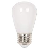 Westinghouse Lighting 5511520 1.2 (15-Watt Equivalent) S14 Frosted, E26 (Medium) Base (4 Pack) LED Light Bulbs