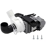 2025 UPGRADED W10536347 W10155921 W10049390 Washer Drain Pump with 3 Mounting Screws Fit for Whirlpool Kenmore Maytag washer, Replace W10217134 W10281682 AP5650269, 365 DAYS WARRANTY by Beaquicy