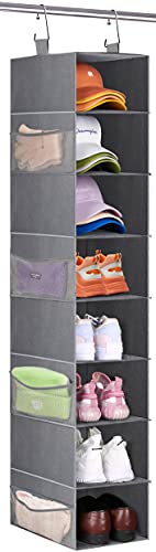 Sleeping lamb 8 shelves hanging shoe rack wider shoe hanger organ…