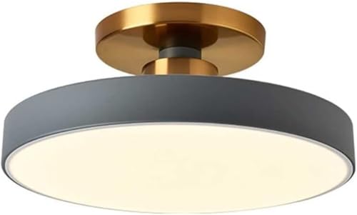 Minimalist Chandelier Ceiling Light Gold Accents Semi Flush Mount Flat