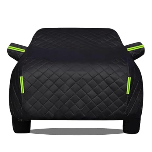 🛡PROTEZIONE ANTIGRANDINE DI ALTO LIVELLO:Il telo copriauto antigrandine completo per Abarth 850,realizzata con uno strato interno imbottito in morbido tessuto non tessuto e uno strato esterno laminato in PVC rinforzato, la nostra copertura assorbe l'impatto della grandine, proteggendo il tetto, il cofano e il parabrezza della tua auto da ammaccature e danni costosi.