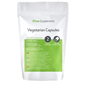 Lege vegetarische capsules | Maat 2 (500)