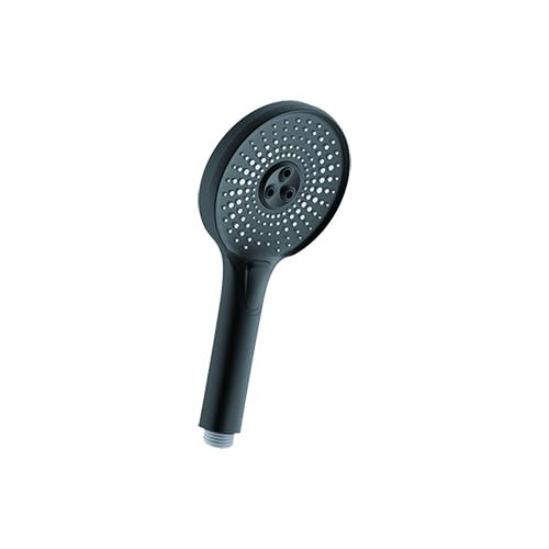Douchette 3 jets Augusta noire 120 mm pour rénover la douche
