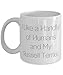 Unique Idea Russell Terrier Dog 11oz 15oz Mug, I Like a Handful of Humans and My Russell, Useful Cup For Pet Lovers From Friends, Dog toys, Dog collars, Dog beds, Dog food, Dog treats