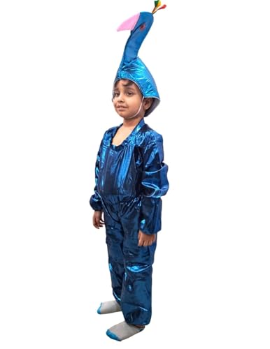 Image of BookMyCostume Peacock Bird Kids Fancy Dress Costume 2-3 years