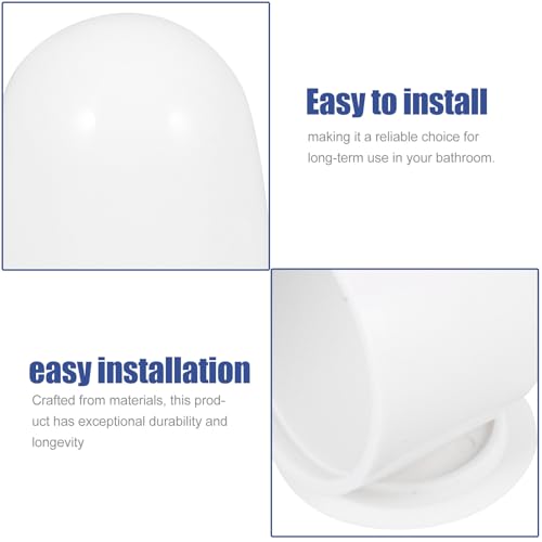 Gadpiparty 6 Stück Toilettenzubehör Toilettenschüssel Schraubenabdeckungen Toiletten Schraubenabdeckungen Toilettenkappen Für Den Boden Der Toilette Hohe Toiletten Schraubenkappen