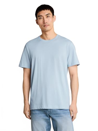 Tom Tailor Herren 1050139 T-Shirt, 35249-Light Blue Grey, XXL – Ansicht 1