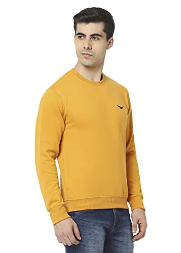 Image of HiFlyers Men's Cotton Blend Casual Crew Neck Sweatshirt