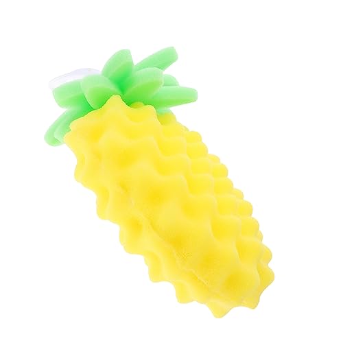 Éponge de douche ananas format voyage pratique pour vos déplacements