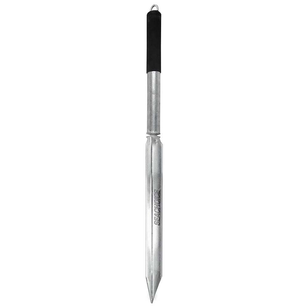 Seachoice 43820 Beach Spike, Anchors PWC or Small Boat to Beach, Self-Hammering Action, Galvanized, Rubber-Coated Handle, Size Small, For Boats Up to 30 Feet